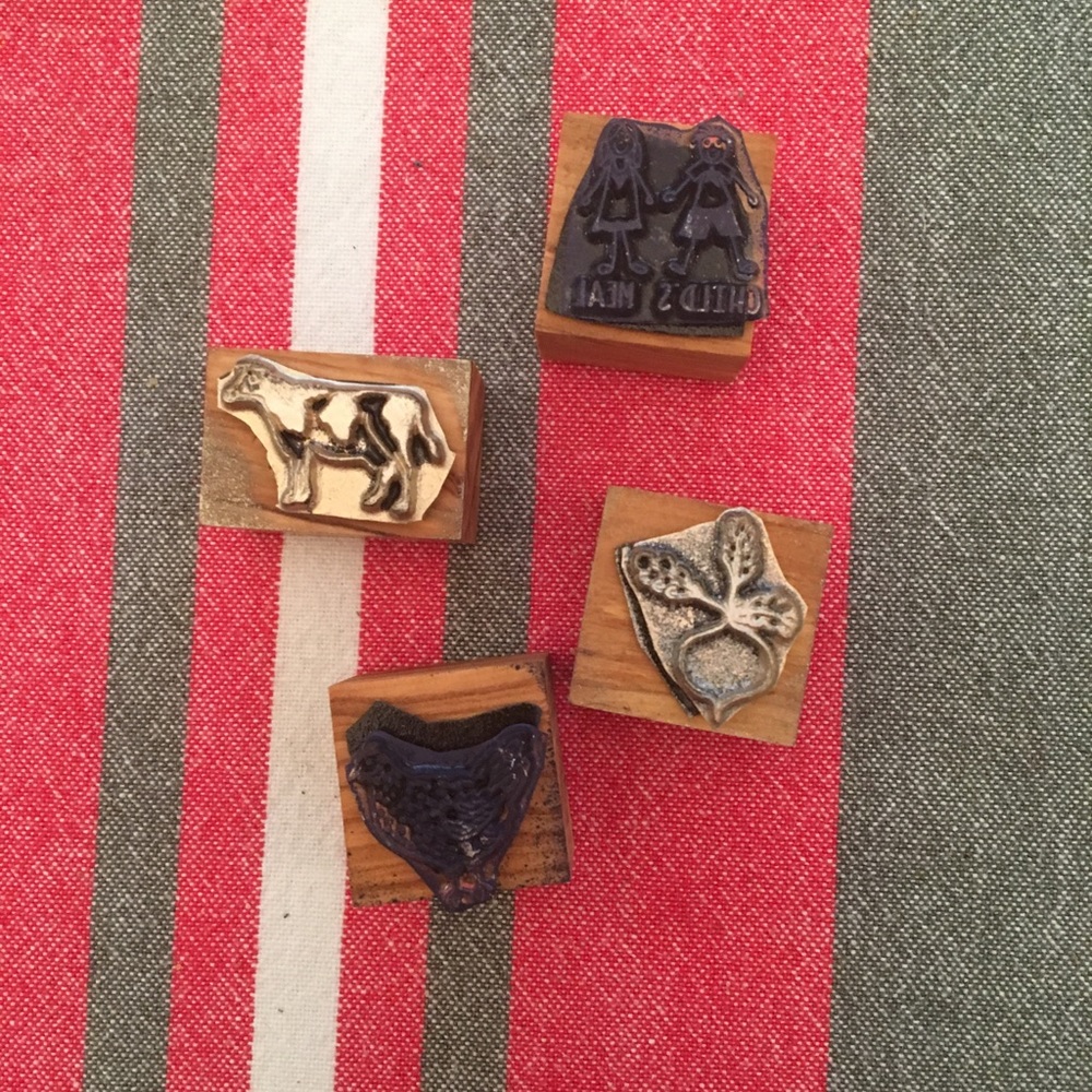 Wedding meal selection stamps